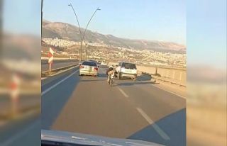 Kahramanmaraş’ta motosikletle tehlikeli sürüş...