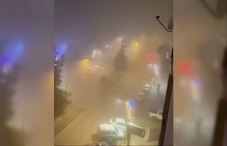 Kahta’da yoğun sis etkili oldu