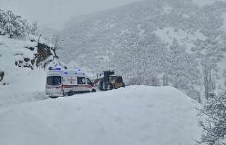 Kar esareti özel idare ekiplerinin çalışmasıyla...