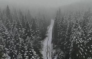 Karabük’ün yüksek kesimleri beyaza büründü