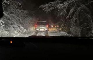 Karabük’ün yüksek kesimlerinde kar kalınlığı...