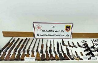 Karaman’da jandarmadan silah operasyonu: 1 gözaltı