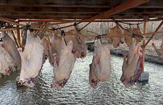 Kars kazı geleneksel yöntemlerle kurutuluyor: Kış...