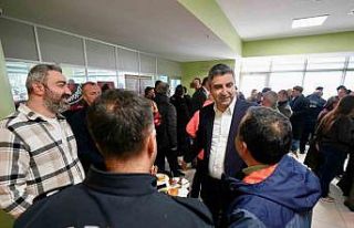 Kartal Belediyesi çalışanları yeni yılı birlikte...