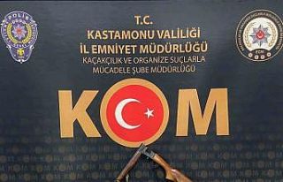 Kastamonu’da kaçak silah operasyonu: 1 tutuklama