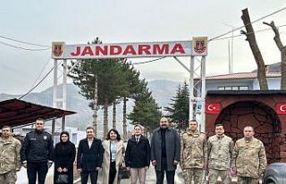 Kaymakam Arıkan jandarma personeliyle bir araya geldi