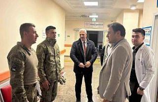 Kaymakam Bayram kurumlarda yürütülen çalışmaları...