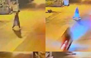Kaza anı kamerada: Motosikletlinin çarptığı yaya...