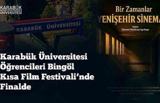 KBÜ öğrencileri Bingöl Kısa Film Festivali’nde...