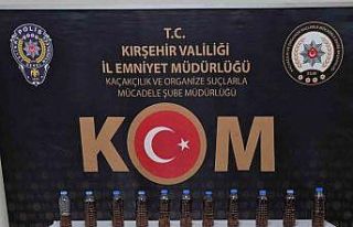 Kırşehir’de kaçak alkol operasyonu