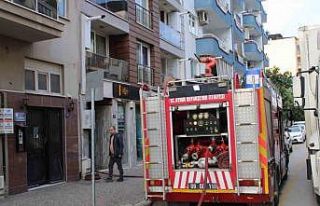 Klimadan çıkan yangın kısa sürede söndürüldü