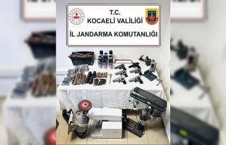 Kocaeli’de silah imalathanesine dönüştürülen...