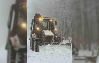 Kocaeli’de yüksek kesimlerde kesintisiz kış mesaisi...