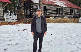 Köyceğiz Sandras Dağı’na yılın ilk karı yağdı