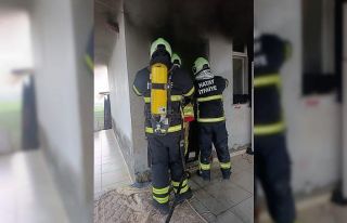 Kumlu’da müstakil ev yangını