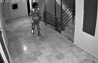 Kurye sipariş getirdiği binaya tuvaletini yaptı