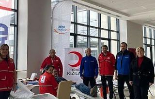 Kütahya AFAD’tan kan bağışına destek