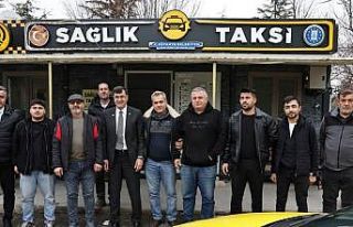 Kütahya Belediye Başkanı Kahveci, taksici esnafıyla...