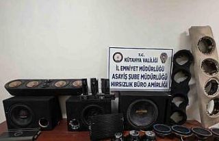 Kütahya’da araçlardan ses sistemi hırsızlığı...