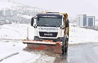 Malatya Büyükşehir Belediyesi’nden yoğun kar...
