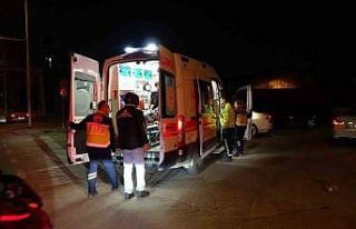 Malatya’da motokurye kazada yaralandı