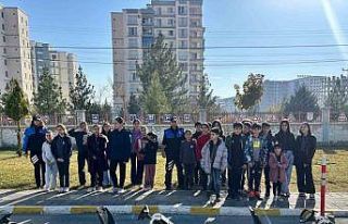 Mardin’de çocuklara trafik eğitimi verildi