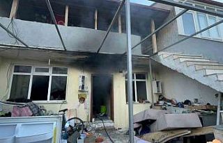 Menteşe’de ev yangını: 1 gözaltı