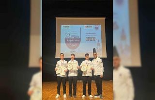 Menteşe’nin genç şeflerinden madalya yağmuru