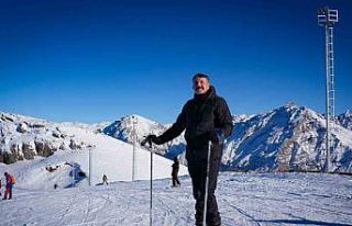 Mergabütan Kayak Merkezi’nde sezon açıldı