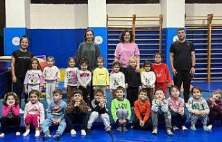 Muğla’da Anasınıfı öğrencileri cimnastikle...