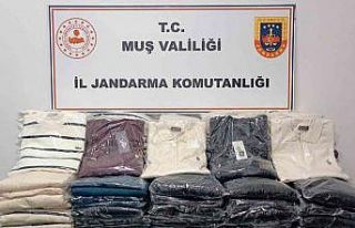 Muş’ta 1 milyon 820 bin TL’lik sahte ürün ele...