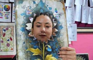 Muş’ta kadınlar kâğıt rölyef kursuyla aile...