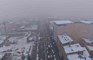 Muş’ta kar yağışı etkili oldu