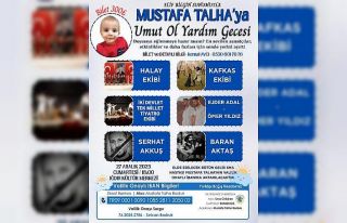 Mustafa Talha için Iğdır’da bağış gecesi düzenleniyor