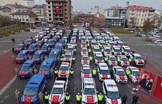 Muş’un güvenlik filosu güçlendi: 78 yeni araç...