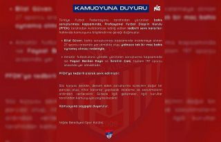 Niğde Belediyespor’dan futbolcularla ilgili bahis...