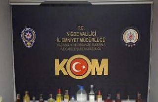 Niğde’de sahte alkol operasyonu: 7 şüpheli yakalandı