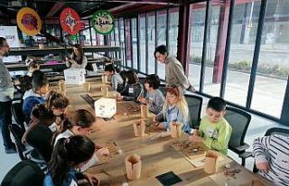 Nilüfer’de çocuklar sanatla iç içe