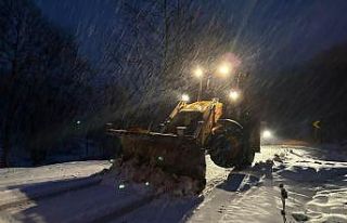 Nilüfer’de kar mesaisi