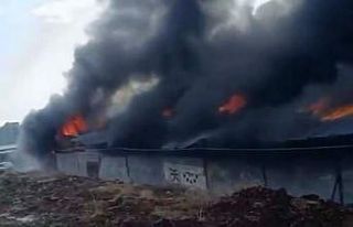 Nurdağı’nda depo yangını