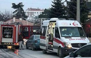 Ocakta unutulan yemek yangına neden oldu