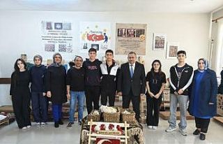 Öğrenciler ilçenin geleneğini okulda yaşatıyor