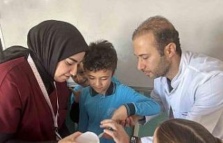 OMÜ’den minik kalplere sağlık dokunuşu