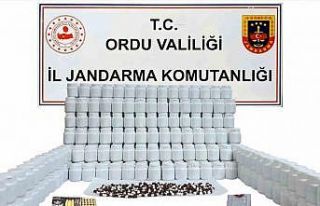 Ordu’da 17 bin 640 adet uyuşturucu hap ele geçirildi