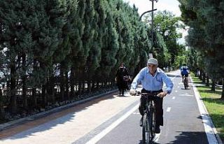 Ordu’da bisiklet yollarının uzunluğu 16 kilometreyi...
