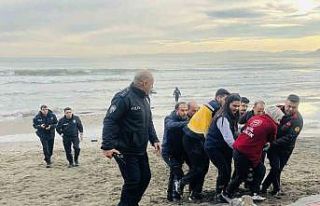 Ordu’da denize atlayan kadını itfaiye kurtardı