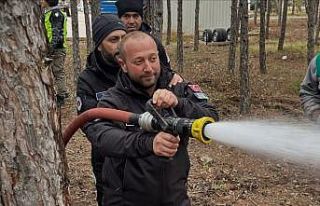 Orman yangınlarıyla mücadele gönüllüsü oldular