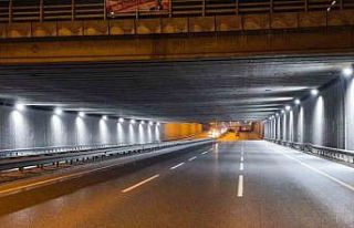 Osmangazi Köprüsü Tüneli’nin aydınlatma sistemi...