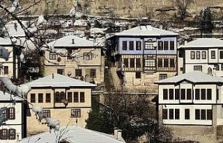 Osmanlı’nın parmak izi Safranbolu kar manzaralarıyla...