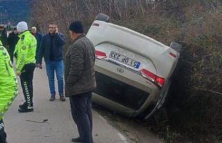 Otomobil takla attı: 1 yaralı